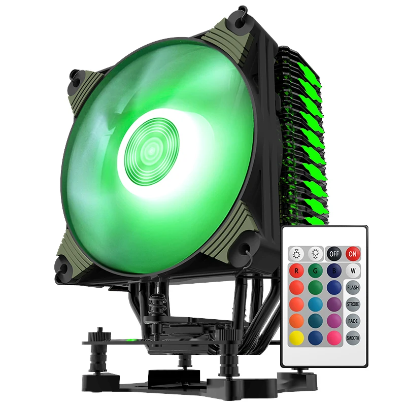 Aigo ледяной K4 Процессор охладитель TDP 300W 4 теплопроводов холодильник 4pin PWM RGB 120mm