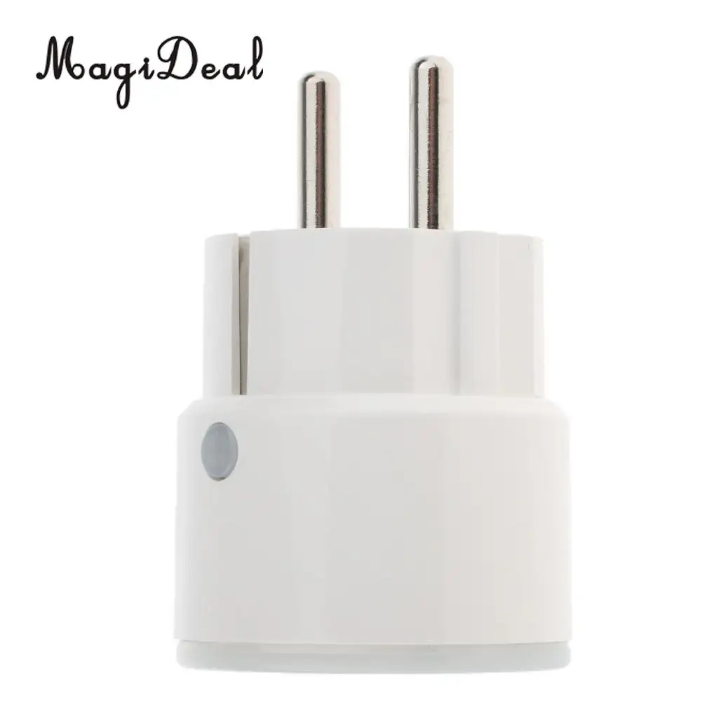 MagiDeal Smart WiFi Plug Outlet Swtich Work With Echo Alexa Google Home Remote EU Durable and Eco-friendly Power Socket | Дом и сад