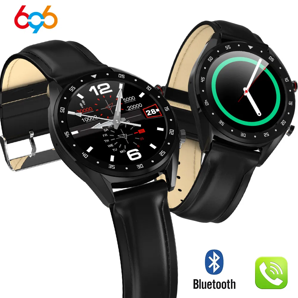 696 L7 BTcall Смарт часы ЭКГ + PPG монитор сердечного ритма кровяного давления IP68