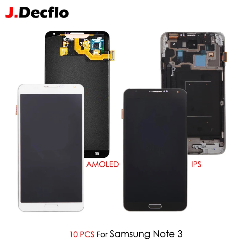 10 шт OEM Super AMOLED/TFT для SAMSUNG Galaxy Note 3 III SM N9005 N900 5 7 ''lcd кодирующий преобразователь