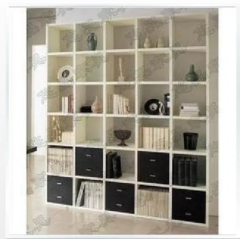 Brief Bookcase With Drawer Bookshelf Partition Cabinet Bookcase