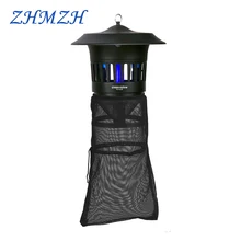 Сельскохозяйственная лампа для уничтожения комаров 220 В 15 Вт фотокатализатор ингалятор комаров Ловушка лампы для насекомых УФ-светильник для улицы вредитель Жук Zapper