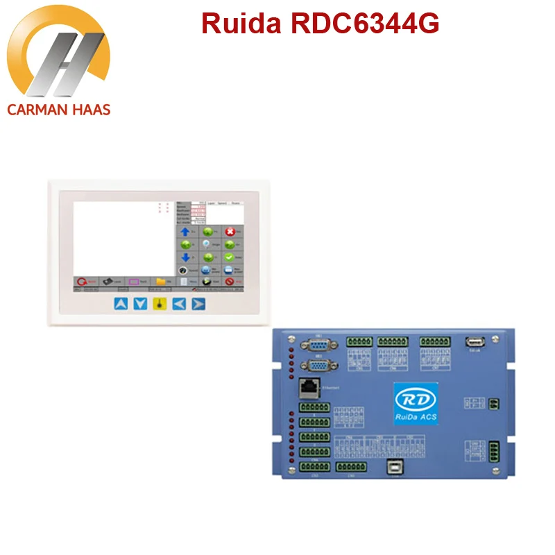 Ruida RD RDC6344G " 4-осевая машина сенсорный Панель Co2 лазерный, с обработчиком цифрового сигнала и контроллером для машинка для лазерной гравировки и резки RDC DSP 6344 г