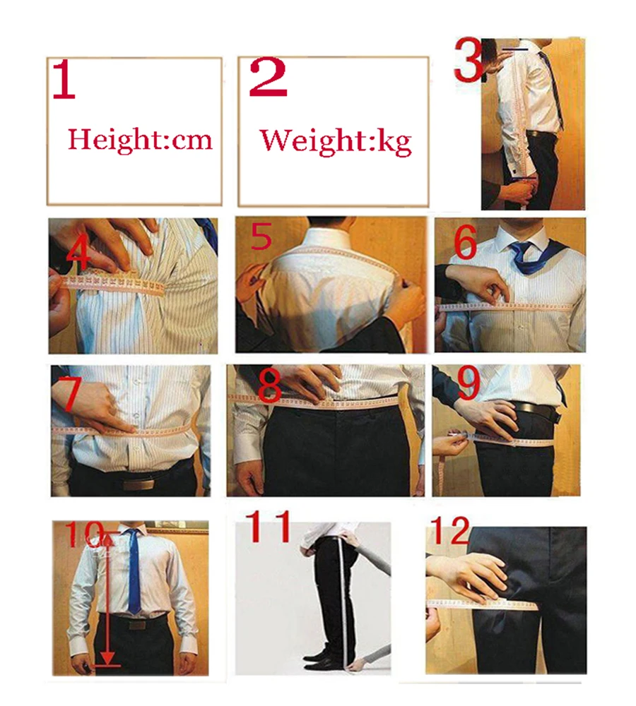 Wuzhiyi мужской костюм красный черный синий смокинг блейзер homme masculino terno casamento traje hombre