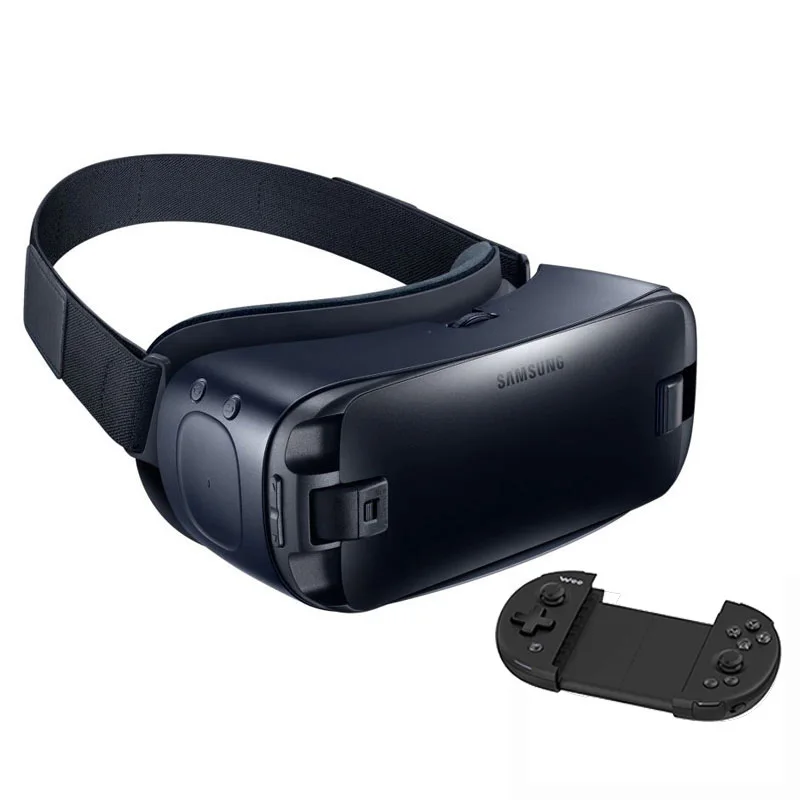 Gear VR 4,0 3D очки виртуальной реальности для samsung Galaxy S9 S9Plus S8 S8+ S6 S6 Edge S6 Edge+ S7 S7 Edge+ Bluetooth геймпад - Цвет: Gear with WEE