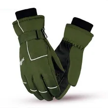 Новые мужские и женские лыжные перчатки Сноуборд перчатки снегоходы мотоциклетные зимние перчатки ветрозащитные водонепроницаемые зимние перчатки унисекс