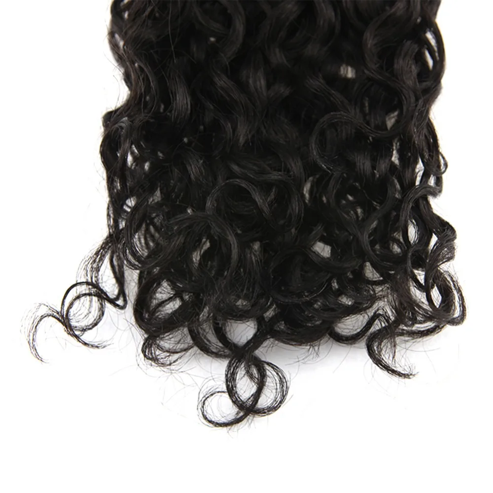 Full Shine 50 Gram Natural Wave Tape in Hair Extensions Adhesive Tape Remy Human Hair Black Color 20 Pcs Glue on Cheveux Humain