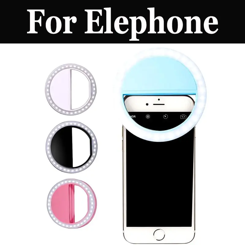 Hot Sell Smartphone Selfie Ring Flash Light For Elephone P9000 Lite R9 S7 Mini M3 S3 Vowney P8 C1 Max S8 U Pro | Мобильные телефоны
