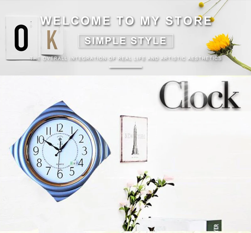 clock 3d living room clock luxury wall clock wallclock cavalier king charles spaniel metal wall decorations living room wall clock black vinyl record mirror clock sally face antique wall clock  (1)