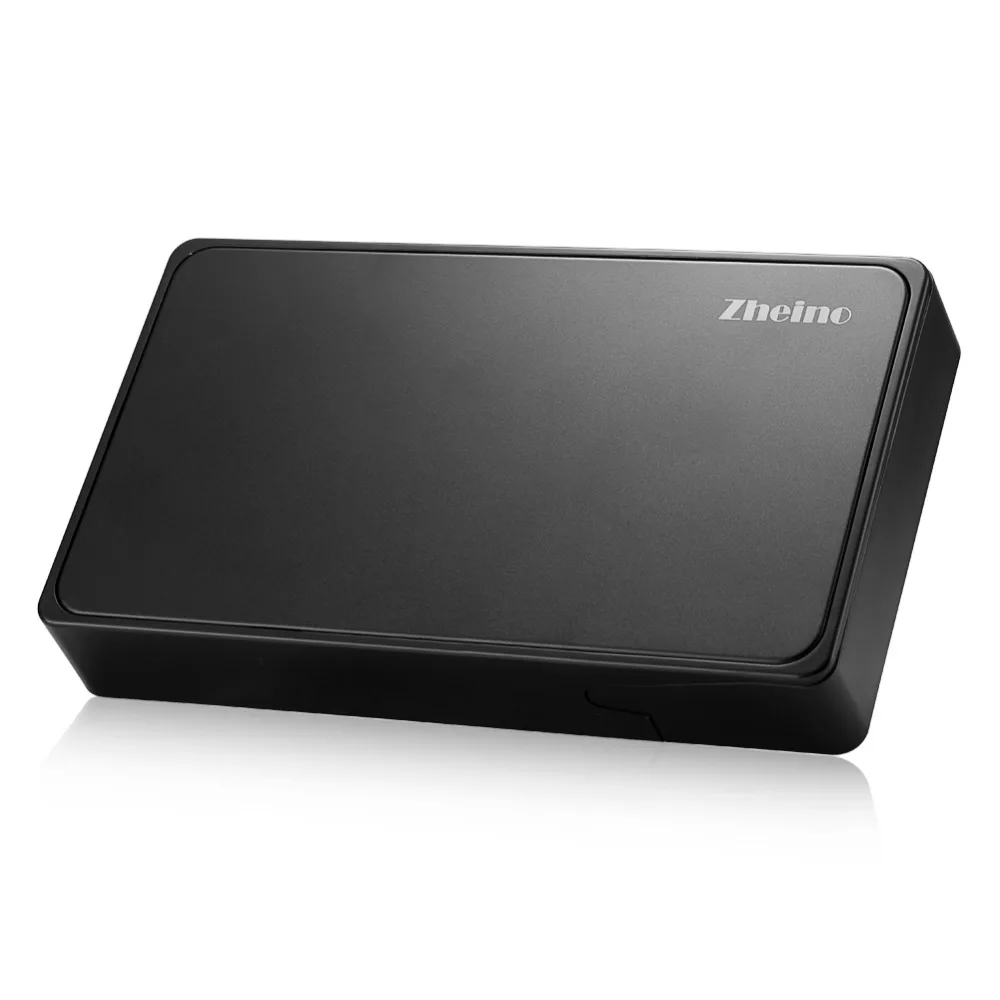 

Zheino 3.5 Inch USB 3.0 Hard Drive Disk HDD External Enclosure Case, 12V 2.5A Power Adapter & USB3.0 Data Cable Tool-free