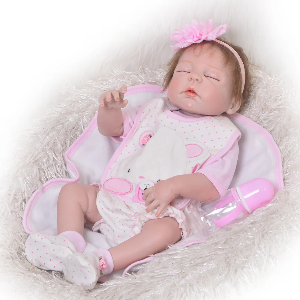 Buy Newborn Doll 23 Inch Reborn Baby Girl Doll Closed