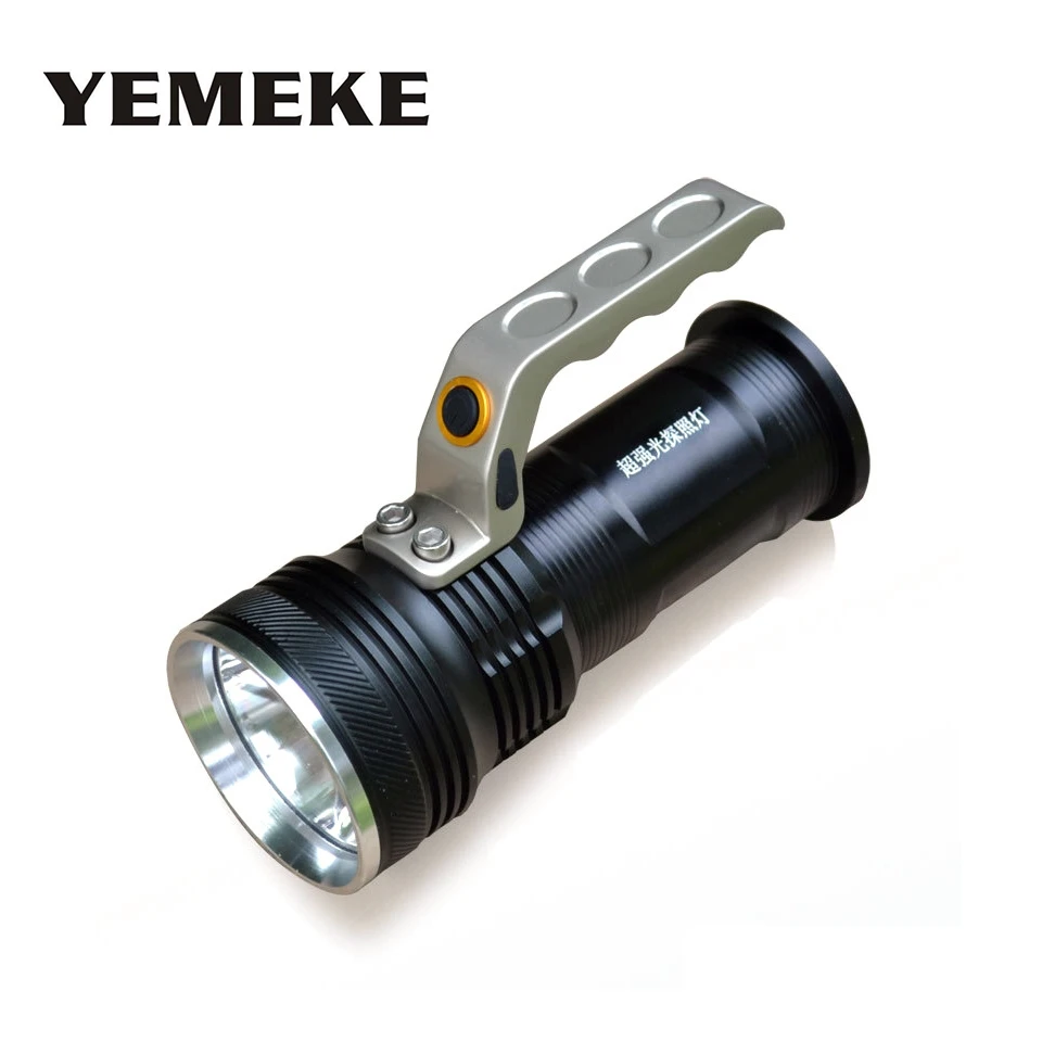 

R5 Torch Movable Outdoor Lighting Rechargeable Led flashlight Portable lantern Camping Lamp Spotlight LED For 2*18650 battery