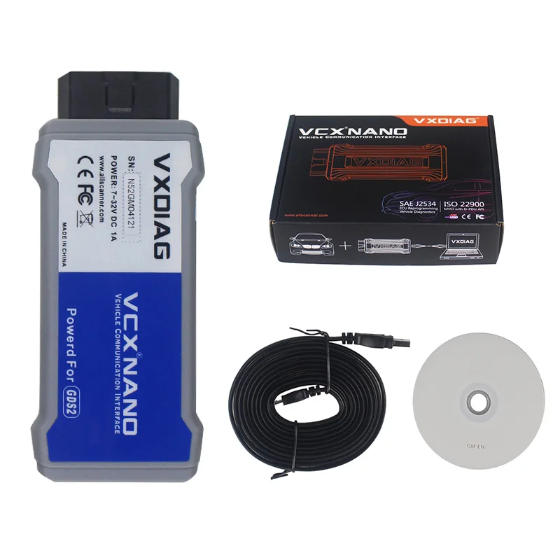 VXDIAG VCX NANO для GM/Opel GDS2 USB/Wifi версия диагностический инструмент VXDIAG для Ford/Mazda сканер с системой программирования