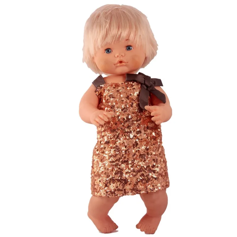 Одежда для кукол размер 41 см Nenuco Doll y su Hermanita Deluxe платье с блестками и наряд 16