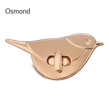 

Osmond Cute Bird Turn Lock Snap Bag Accessories Buckle Twist Turn Lock Snap Clasps Closure for Purse Metal Hardware Twist Lock