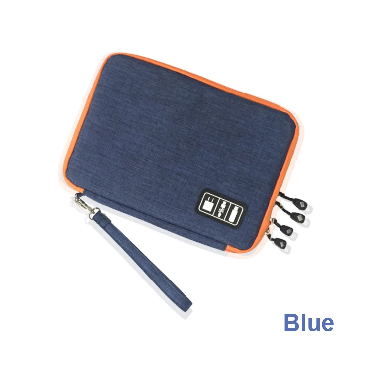 Водонепроницаемый двойной слой кабель сумка для хранения электронный органайзер Гаджет Дорожная сумка USB чехол для наушников Digital Organizador Pen power