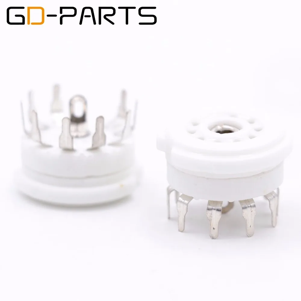 PCB Mount Ceramic 9pin Tube Sockets for 12AX7 12AT7 12AU7 ECC83 6DJ8