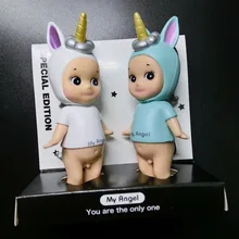 Colleciton милый Sonny Angel Единорог Kewpie игрушка, фигурка куклы Украшение торта детский подарок на день рождения