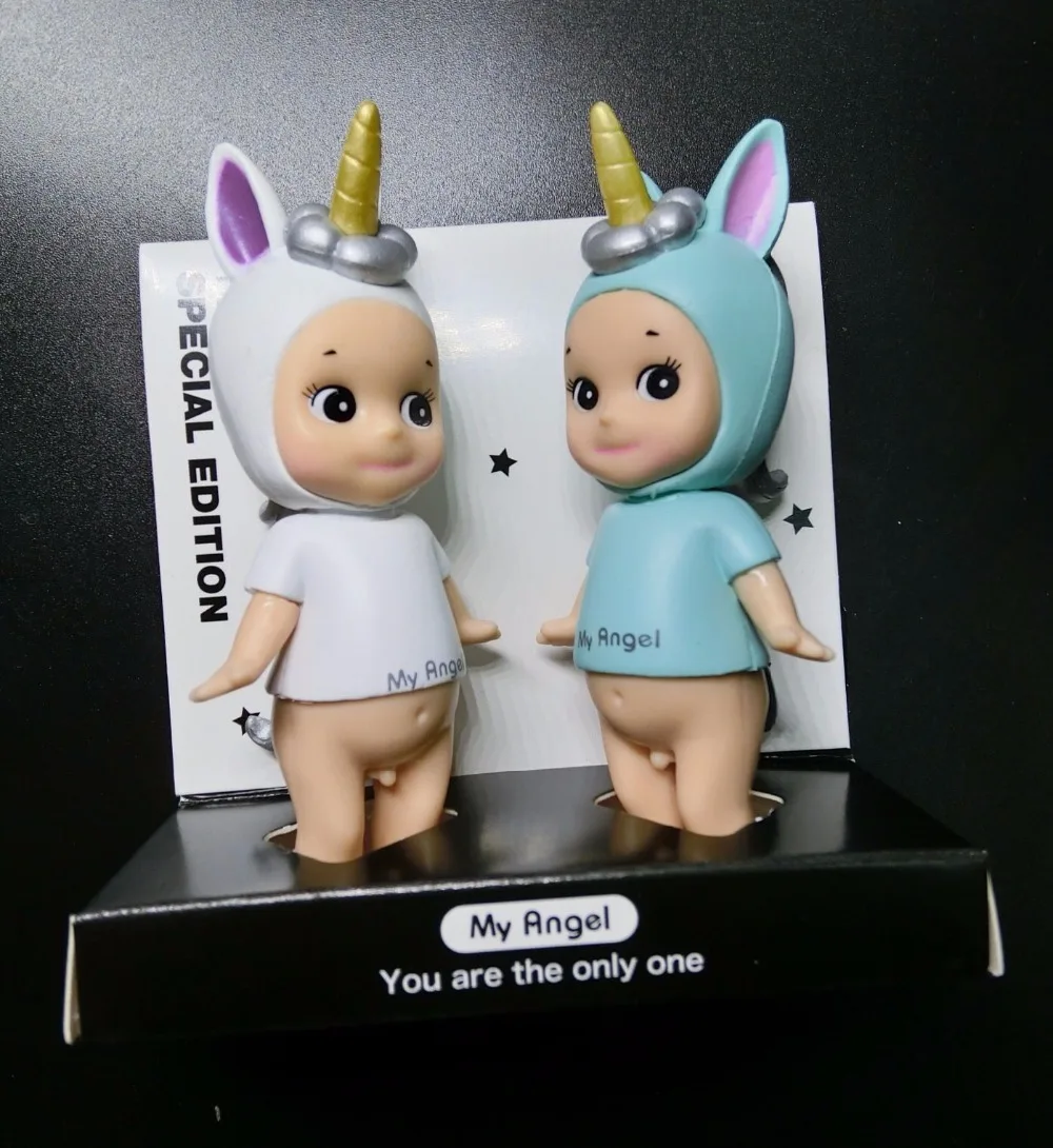 

Colleciton Cute Sonny Angel Unicorn Kewpie Doll Figure Toy Cake Decoration Children Birthday Gift