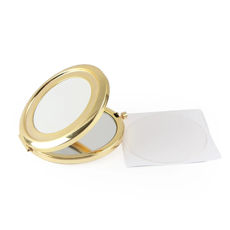 Hollow Light Gold Compact Mirror18410-3 (4)