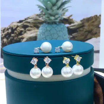 

Classical 925 Sterling Silver Earrings Component Findings Settings Mountings Parts Mounts for Pearl Jade Corals Stones Beads