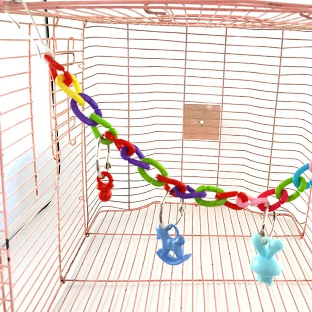 Креативные птицы подвесная игрушка лестница для лазания качель для птичьей клетки Игрушки мост струна качели разноцветный попугай игрушки