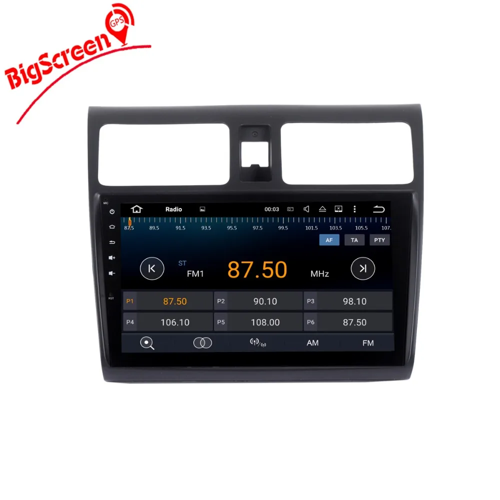 Excellent 10.1 Inch Android 8.0 Car DVD Player for Suzuki Swift 2004-2010 GPS Navigation Radio BT USB Stereo 4G WIFI Auto Stereo Headunit 5