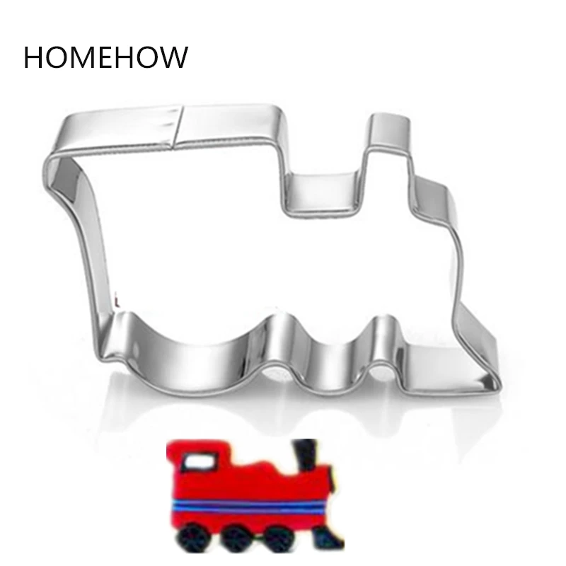 

1PC/Lot Vintage Steam Locomotive Cookie Cutter Vehicle Series Train Shape Pastry Fondant Cutter DIY Kitchen Stencil Baking Tools