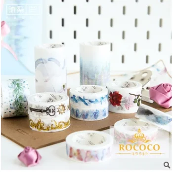

20PCS/LOT rococo series paper decorative tape masking tape washi tape