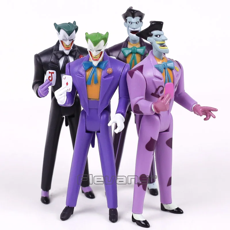 

DC COMICS Batman The Joker PVC Action Figures Collectible Model Toys 4pcs/set 12cm