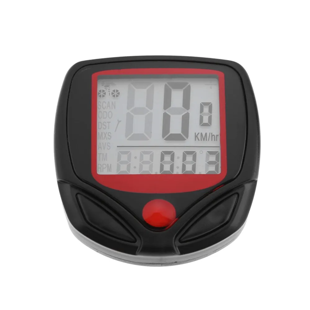 Digital Fahrrad Computer GPS Wasserdicht 15 Funktion LCD Bike Kilometerzähler Fahrrad Tachometer Ra