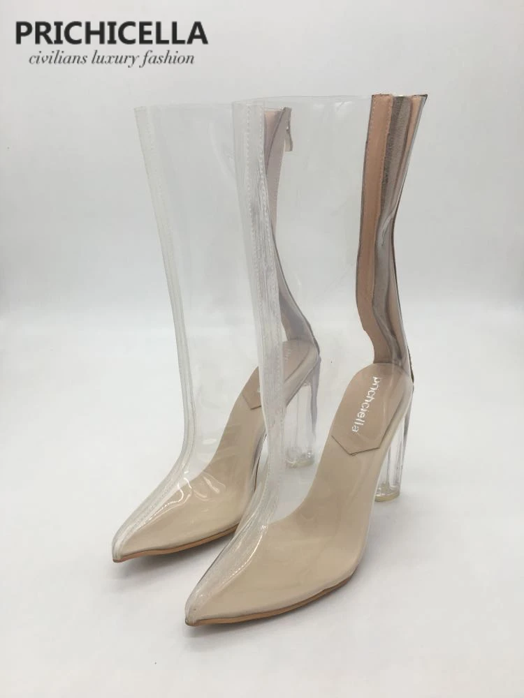 ankle boot transparente