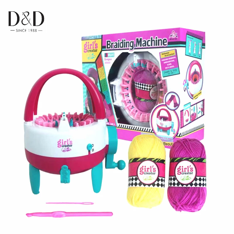 

22 Needles Plastic Hand Knitting Machine Weaving Loom knit for Scraf Hat Children Educational Learning Toy Gifts