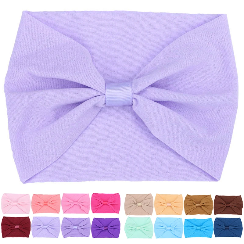 

elastic Knotted big bow Headband Turban girls Hair Accessories for Newborn Toddler Infant Headwear Dropshipping headwrap rubber
