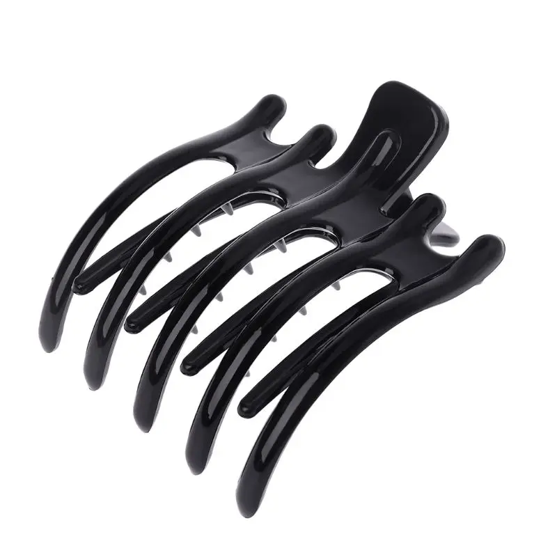 big hair clips 1PC Women Lady Girls Simple Non Slip Grip Large Claw 5 Claws Hair Clip Clamp Black Hair Accessories Black Hair Clip Fashion head scarves Hair Accessories