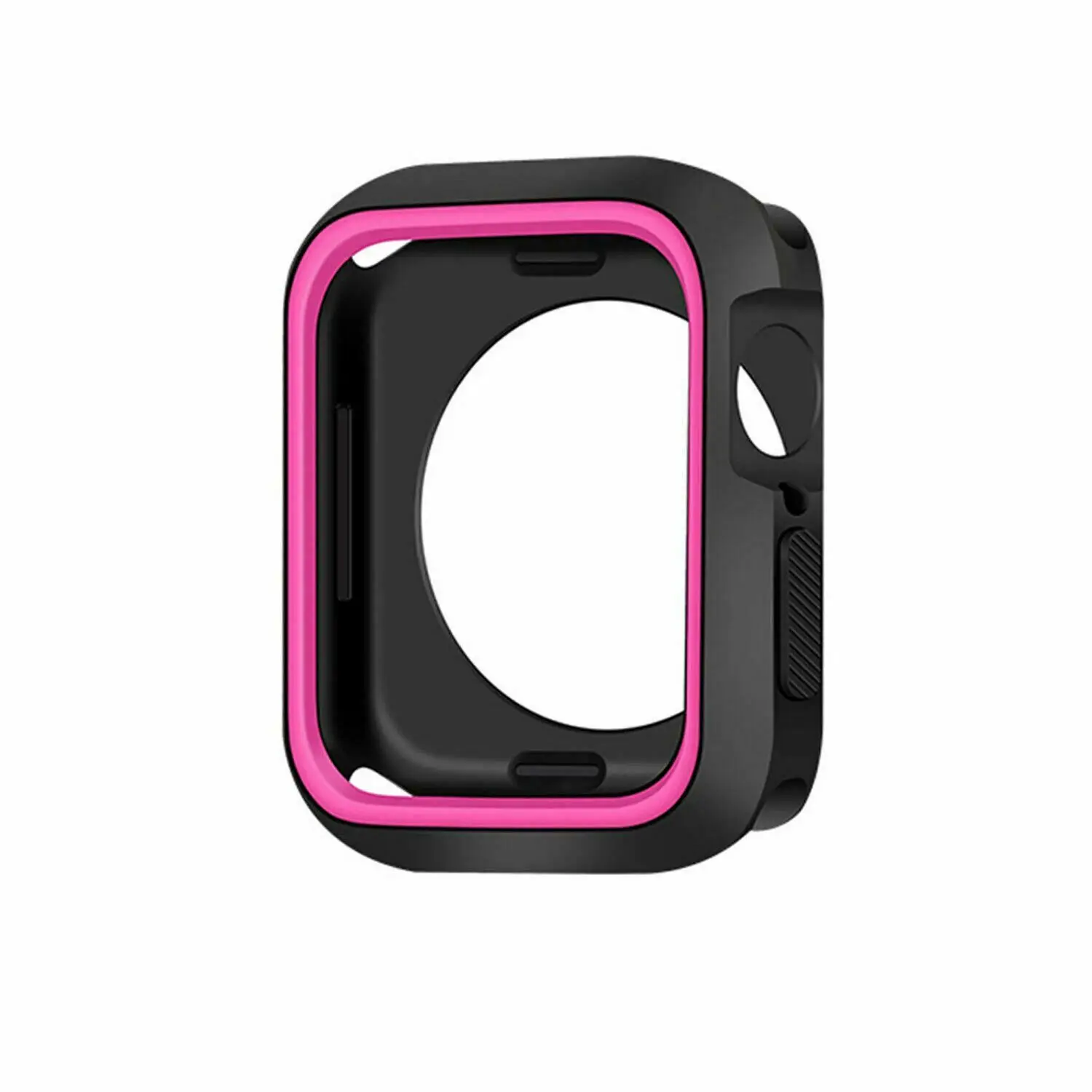 Silicone Cover For Apple Watch Case 42mm 38 40mm 44mm Sport Band Strap Full Frame Rubber Protector Soft Case for iWatch 4/3/2/1