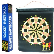 2 стороны 15 дюймов Магнитный внутренний Спорт двойная цель Nerf стрелочный пулемет ворсистая доска для Дартс 6 Дартс+ 1 дартс доска