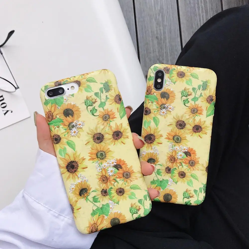 Силиконовые в форме цветка чехол для iphone 8 plus 7 Plus телефона 6 S 6s X XR XS Max защитный Capinha