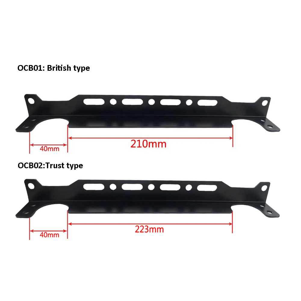 WLR- универсальный монтажный кронштейн для масляного охладителя двигателя британского типа и типа Trust, комплект из алюминия толщиной 2 мм