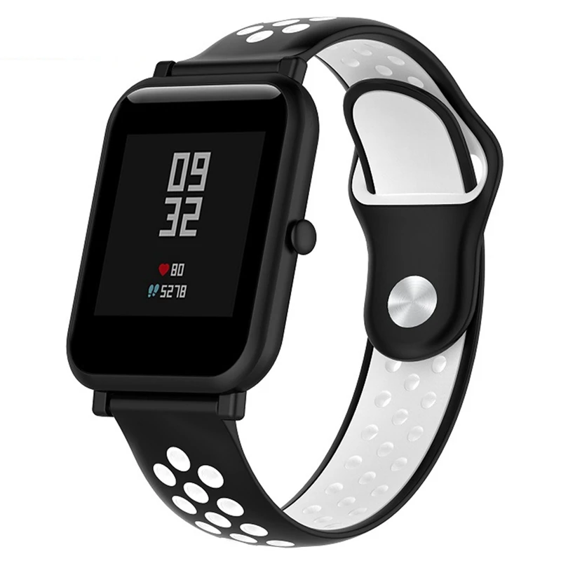 Цветной силиконовый ремешок для браслета Xiaomi Huami Amazfit Bip Bit на мм запястье 20