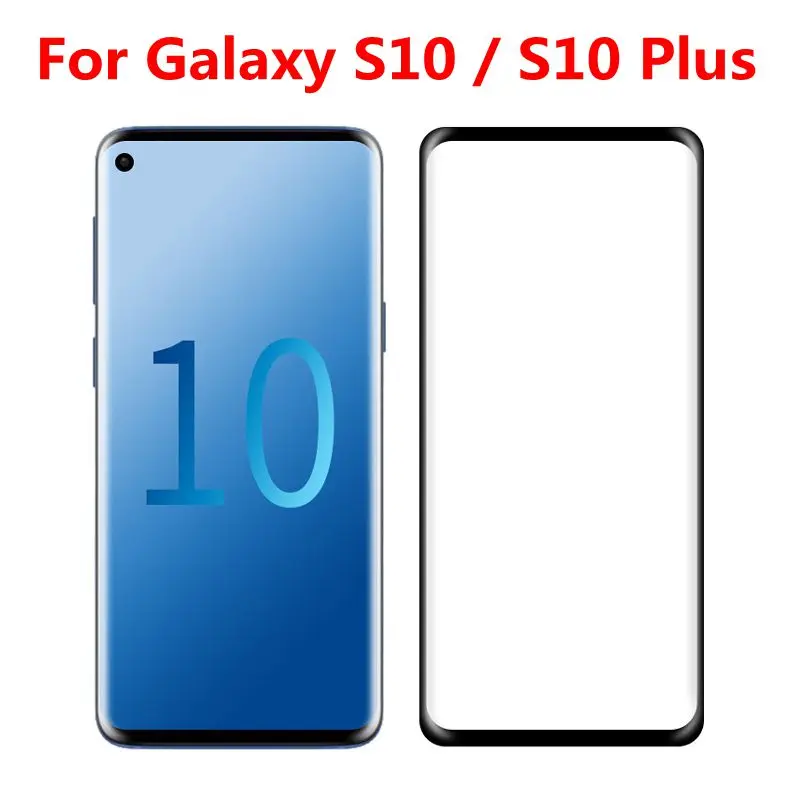 

3D Curved Tempered Glass For Samsung Galaxy S10 5G Full Screen Cover Screen Protector Film For Samsung Galaxy S10 Plus S10+ 5G