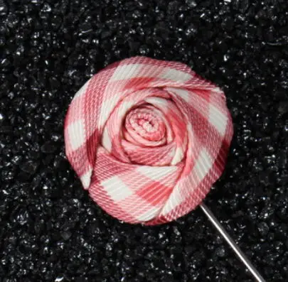 Портной Смит ручной работы цветок нагрудные булавки Топ Мода бутоньерка для костюма в Форме Розы палочки-броши Мужские аксессуары 14 цветов - Окраска металла: Q4