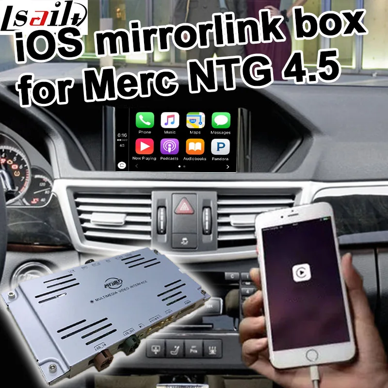 Apple iOS link box for Mercedes benz NTG 4 5 A B C E GLK ML
