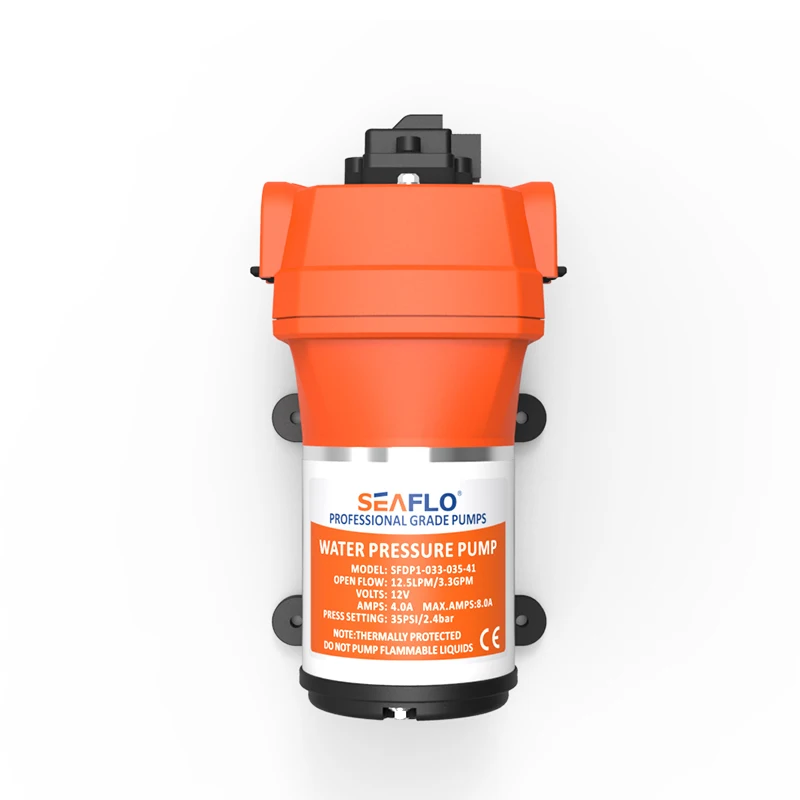 SEAFLO 12V High Pressure Auto Diaphragm Water Pump 12.5L/min 35 PSI Water for Caravan Marine