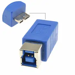 USB 3,0 SuperSpeed Тип B Женский к Micro B Мужской 10 штырьковыми разъемами