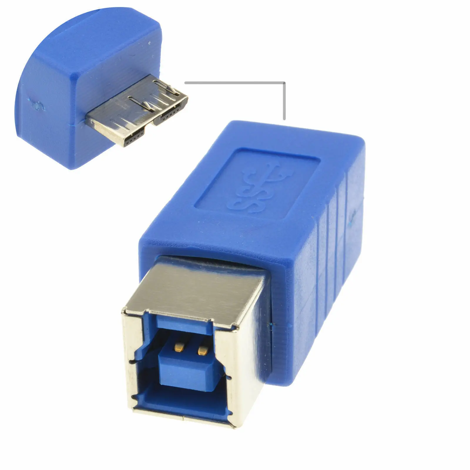 Адаптер USB 3 0 SuperSpeed type B Female to Micro Male 10 Pin| |