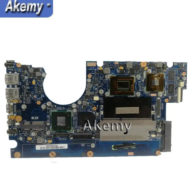 Akemy UX32VD محمول اللوحة الأم ل ASUS UX32VD UX32V UX32 اختبار اللوحة الأصلية 2G RAM I7-3517U GT620M