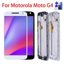 Original LCD Display For Motorola Moto G4 Touch Screen XT1622 XT1625 XT1620 XT1621 Digitizer Assembly Replacement Black White Original LCD Display For Motorola Moto G4 Touch Screen XT1622 XT1625 XT1620 XT1621 Digitizer Assembly Replacement Black White