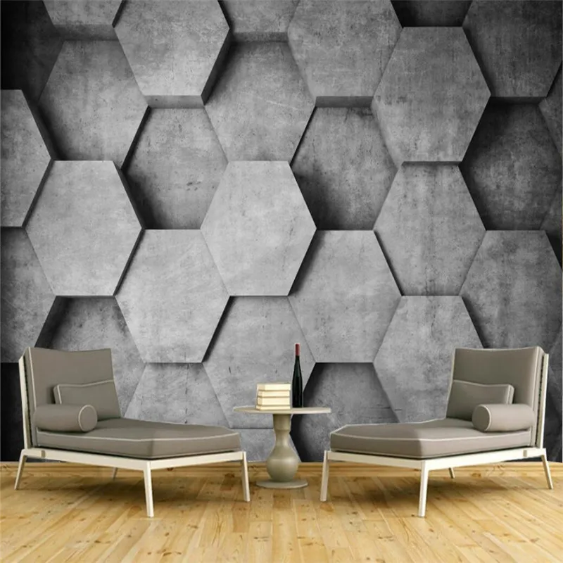 Пользовательские 3d обои Современная Минималистичная текстура цветочный ТВ фон украшение стены живопись-высококачественный водонепроницаемый материал