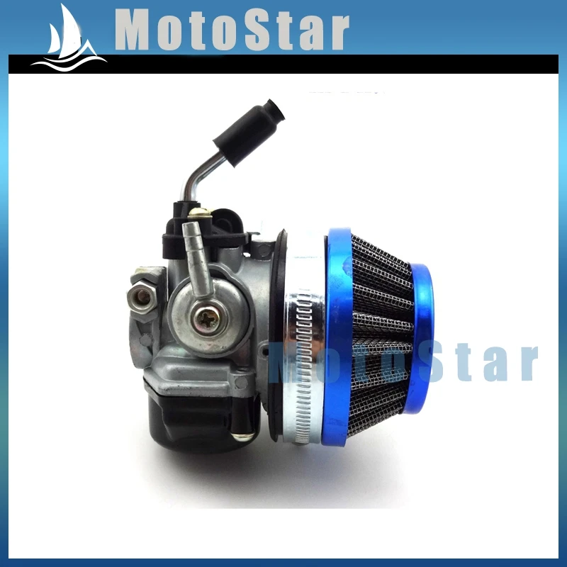 

Aftermarket Carb Dellorto Style SHA 14mm Carburetor Air Filter Blue 58mm For Tomos A35 Golden Bullet Targa LX TT Sprint Colibri